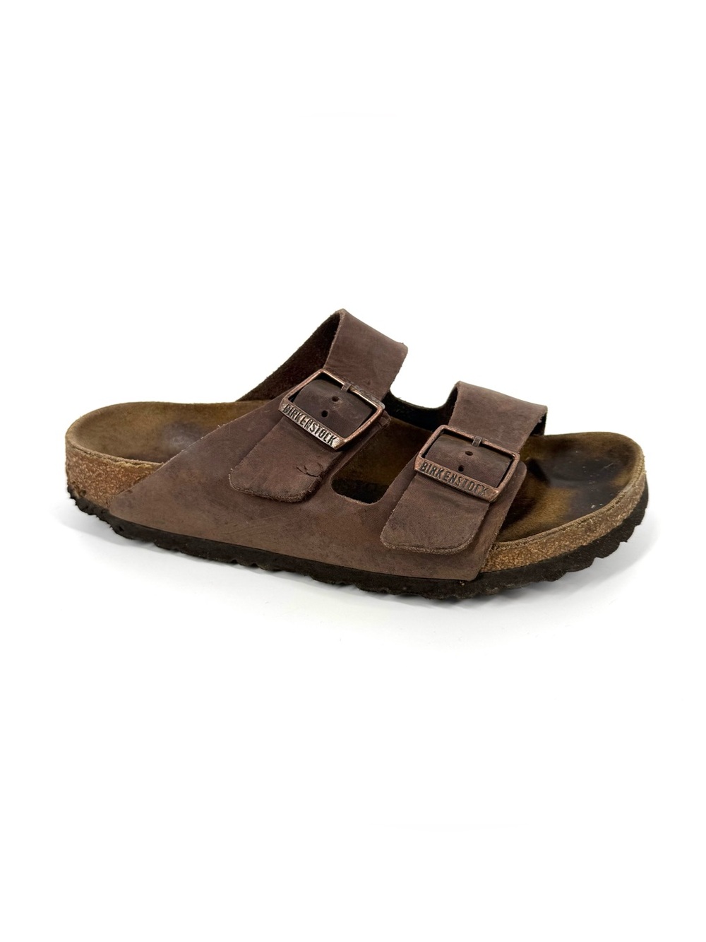 Birkenstock Arizona Sandals Brown Leather Womens Size EU 39 US 8 - 8.5